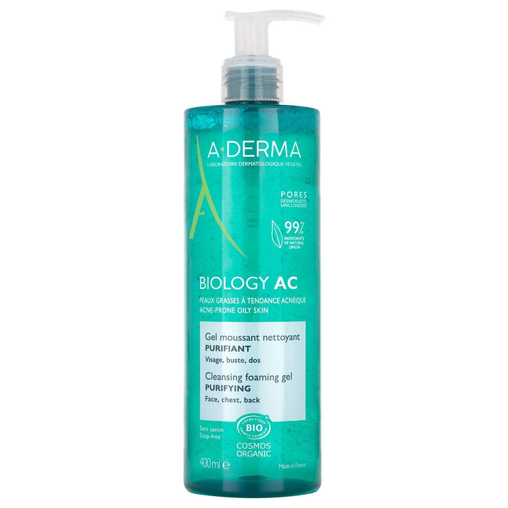 【あや】DERMACEUTIC A-Derma Biology AC Purifying Foaming Gel -400ml – The French