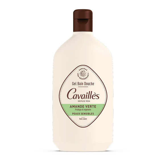 Roge Cavailles Bath & Shower Gel-Amande Verte (Green Almond) -400ml