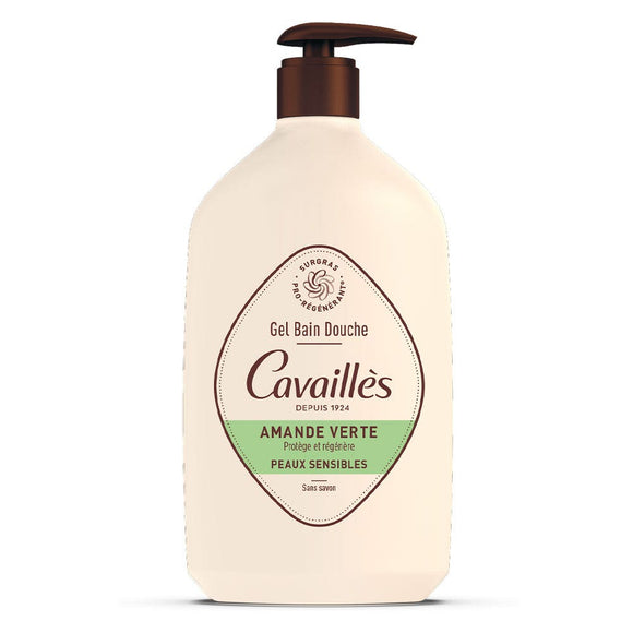 Roge Cavailles Bath & Shower Gel-Amande Verte (Green Almond) -1L