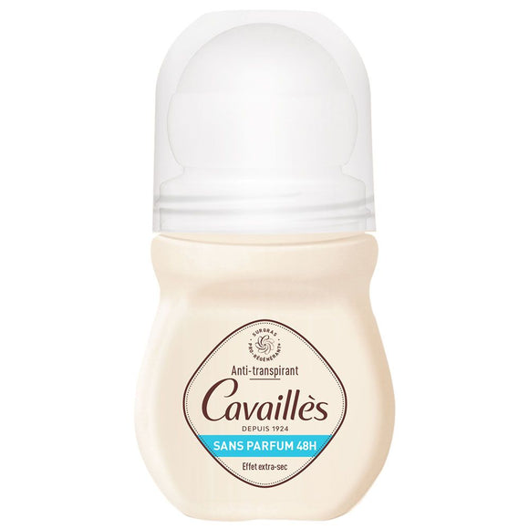 Roge Cavailles Absorb+ Roll-On Deodorant-Fragrance Free -50ml