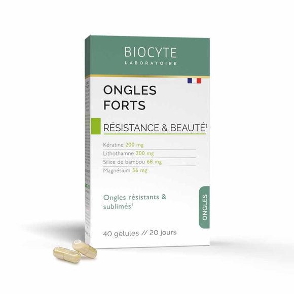 Biocyte Strong Nails Bamboo Silice -40 Gel Capsules