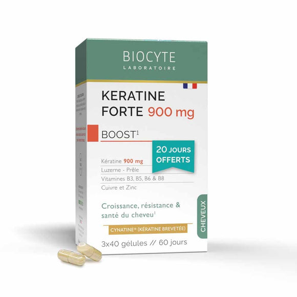 Biocyte Keratine Forte Full Spectrum-900mg -120 Gel Capsules