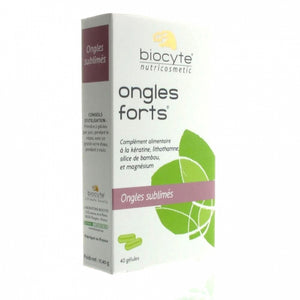 Biocyte Strong Nails Bamboo Silice -40 Gel Capsules