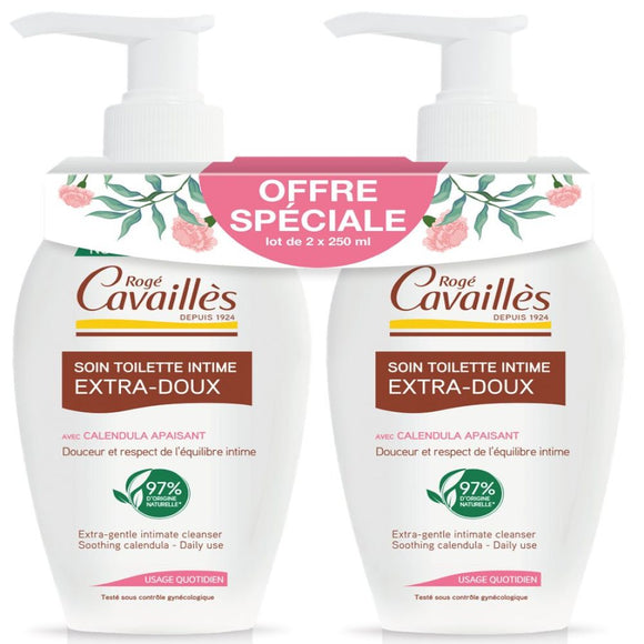 Roge Cavailles Intime Intimate Extra Gentle Care -2 x 250ml