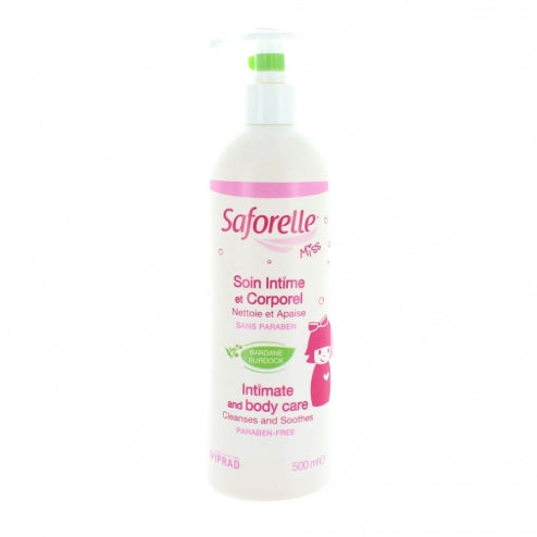 Saforelle Gentle Cleansing Gel Care 250ml - Intimate & Body Hygiene Wash -  Intim