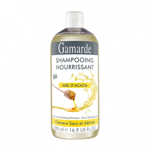 Gamarde Nourishing Shampoo for Dry Hair-Acacia Honey -500ml