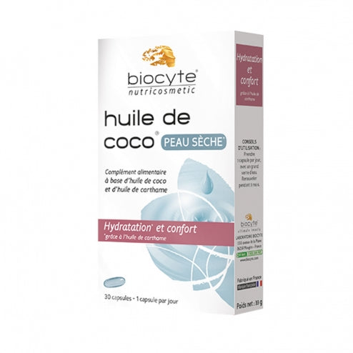 Biocyte Coconut Oil-Dry Skin -30 Capsules