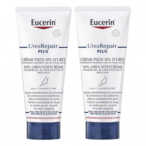 Eucerin UreaRepair Plus Foot Cream 10% Urea -2 x 100ml