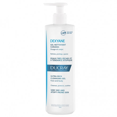 Ducray Dexyane Cleansing Gel-Dry and Atopic Skin -400ml