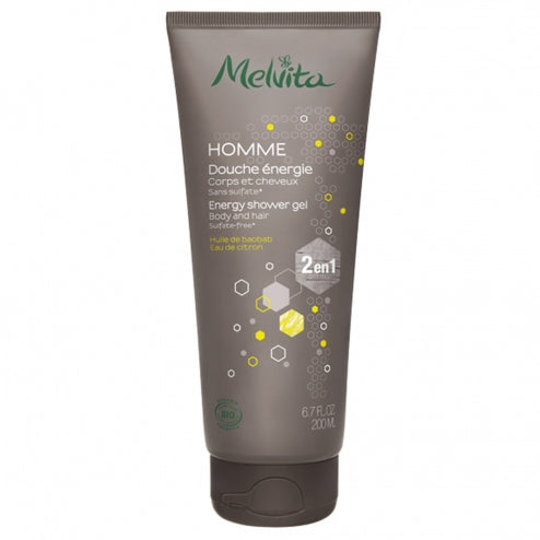 Melvita Men 2 in 1 Shower Gel and Shampoo -200ml
