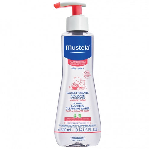 Mustela No Rinse Cleansing Water-Sensitive Skin -300ml