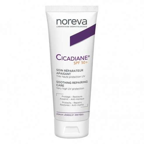 Cicadiane SPF50+ Soothing Repairing Care — Noreva | واقي شمس مع مرمم للوجه والجسم لحالات الجفاف والتجفاف الشديد