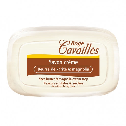 Roge Cavailles Bar Soap Creme-Beurre de Karite & Magnolia (Shea Butter & Magnolia) -115 grams