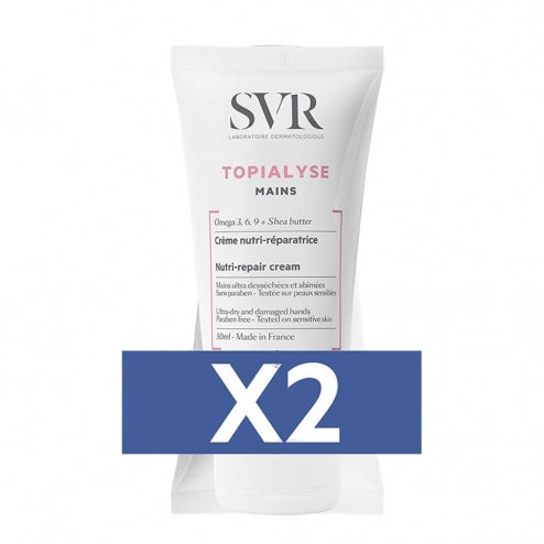 SVR Topialyse Hand Cream -2 x 50ml