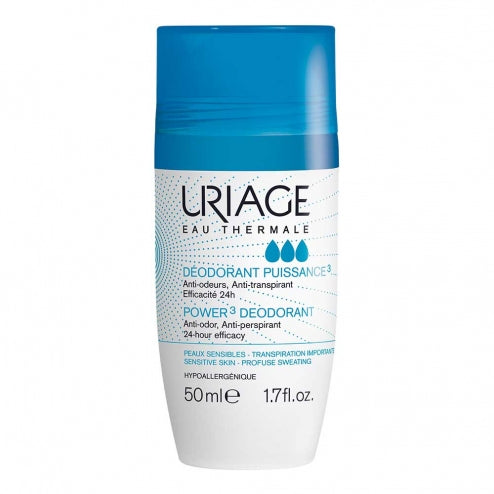Uriage Puissance 3 (Power 3) Roll-On Deodorant -50ml