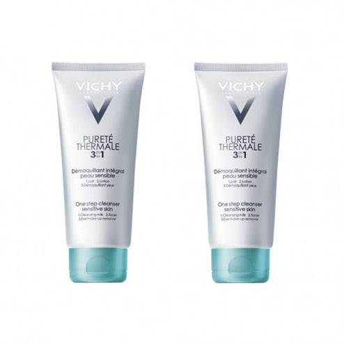 Vichy Purete Thermale 3 in 1 One Step Cleanser -2 x 300ml